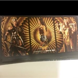 Wonder Woman special poster GAL GADOT princess diana gold new